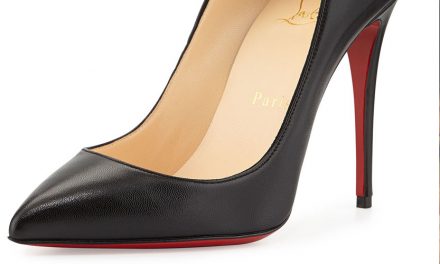 Christian Louboutin Pigalle Follies Point-Toe Red Sole Pump