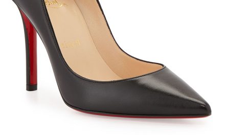 Christian Louboutin ‘Apostrophy’ Pointed Red-Sole Pump